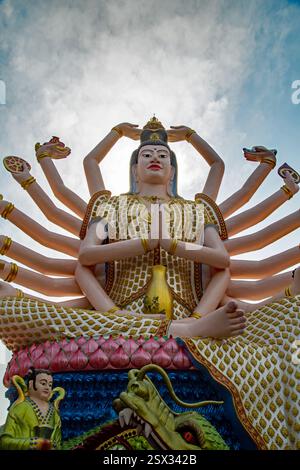 Wat Plai Laem, Bophut, Koh Samui, Thailandia Foto Stock