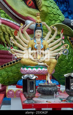 Wat Plai Laem, Bophut, Koh Samui, Thailandia Foto Stock