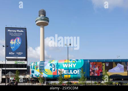 Liverpool, regno unito 16 gennaio 2024 radio City Tower o St. John's Beacon è una torre radio e di osservazione situata a Liverpool Foto Stock
