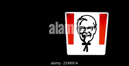 Simbolo KFC, logo KFC Foto Stock
