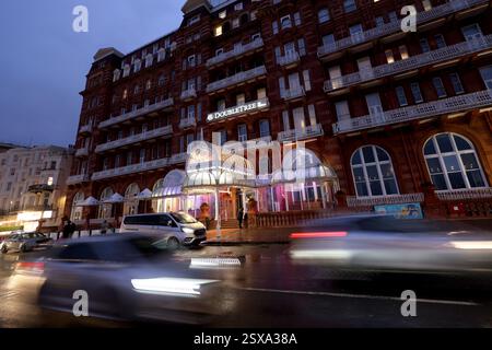 Vista generale del Double Tree Hilton a Brighton, East Sussex, Regno Unito. Foto Stock