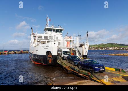 Traghetto Caledonian MacBrayne per Great Cumbrae, Largs, Scozia, Regno Unito Foto Stock