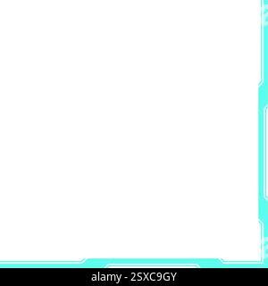 Elemento telaio retro Y2K Illustrazione Vettoriale