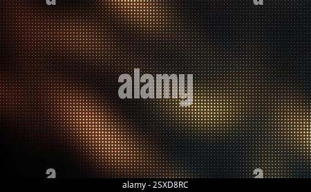 Sfondo astratto con effetto mezzitoni che crea un moderno motivo tratteggiato e una texture visiva dinamica Illustrazione Vettoriale