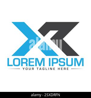 Logo XR Letter Illustrazione Vettoriale