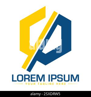 Logo YP Letter Illustrazione Vettoriale
