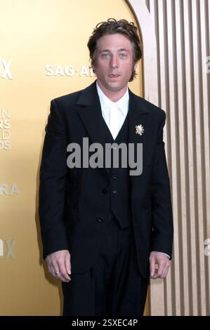 Jeremy Allen White bei der Verleihung der 31. Screen Actors Guild Awards 2025 im Shrine Auditorium e Expo Hall. Los Angeles, 23.02.2025 Foto Stock