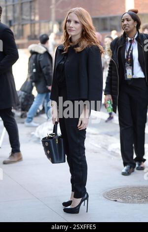 Jessica Chastain alla AOL Build Speaker Series il 21 marzo 2017 a New York Foto Stock