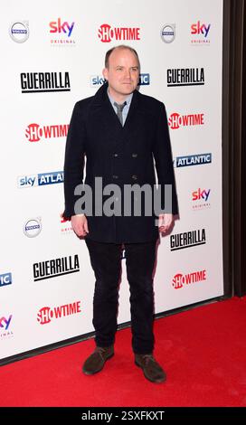 Rory Kinnear partecipa alla premiere britannica di GUERRILLA al Curzon Bloomsbury di Londra giovedì 6 aprile 2017 Foto Stock