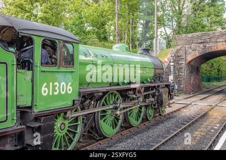 BR 'B1' 4-6-0 No. 61306 'Mayflower', Vescovi Lydeard sulla West Somerset Railway, Somerset Foto Stock