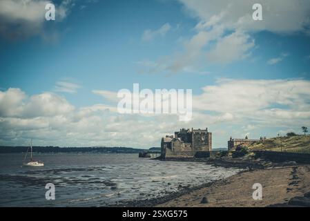 Castello Blackness, monumento storico, Linlithgow, Scozia Foto Stock