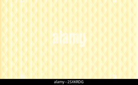 motivo geometrico luminoso giallo tenue. sfondo pastello con sfumatura di texture. Illustrazione Vettoriale
