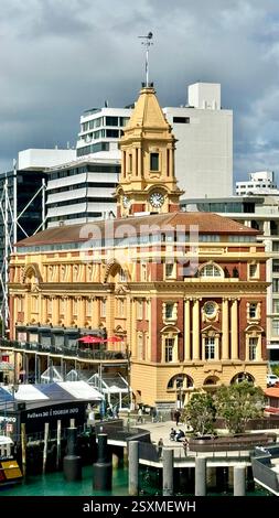 Downtown Terminal sul lungomare vai a Central Auckland nuova Zelanda Foto Stock
