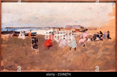 Playa de Valencia, ca. 1902, olio su tela, Joaquín Sorolla Bastida (Valencia, 1863 - Cercedilla, Madrid 1923) Foto Stock