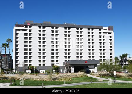 RIVERSIDE, CALIFORNIA - 23 febbraio 2024: Il Marriott Riverside al Convention Center. Foto Stock