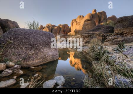 La Gola di Tislit si trova nella regione di Jebel Sirwa, che si trova nelle montagne dell'Anti-Atlante del Marocco. Foto Stock