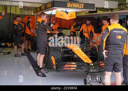 Sakhir, Bahrein. 26 febbraio 2025. Oscar Piastri, durante il test di Formula 1, al circuito Internazionale del Bahrain. Crediti: Alessio Morgese/Alessio Morgese/Emage/Alamy live news Foto Stock