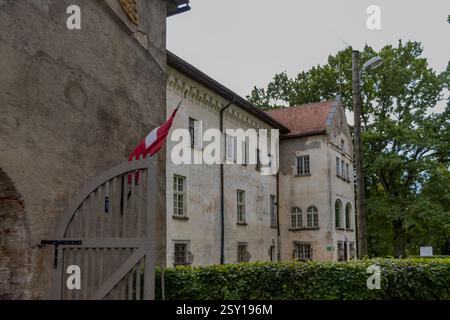 Dundaga. Castello di Dundaga. Il castello di Dundaga è il più grande nel nord di Kurzeme. Anche se il castello fu significativamente modernizzato durante la ricostruzione Foto Stock