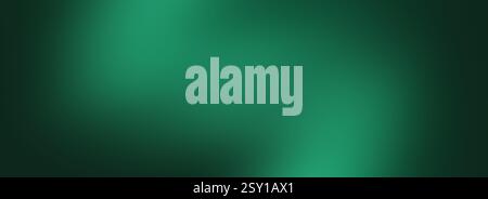 moderno sfondo astratto verde smeraldo scuro con sfumature morbide e ombre delicate. Il design elegante e minimalista è ideale per il web design, il branding, Foto Stock