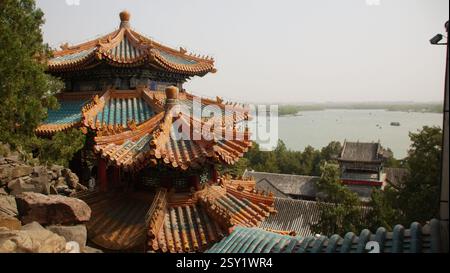 Il palazzo estivo di Pechino e il lago Kunming Foto Stock