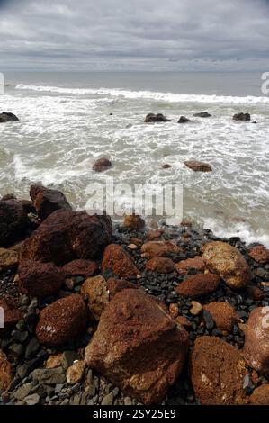 Spiaggia, kunkeshwar sindhudurg, Maharashtra, India, Asia Foto Stock