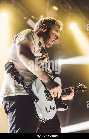 Newcastle, Regno Unito. 25 febbraio 2025. Gli State Champs si esibiscono alla NX di Newcastle upon Tyne, Regno Unito. Crediti: Thomas Jackson/Alamy Live News Foto Stock