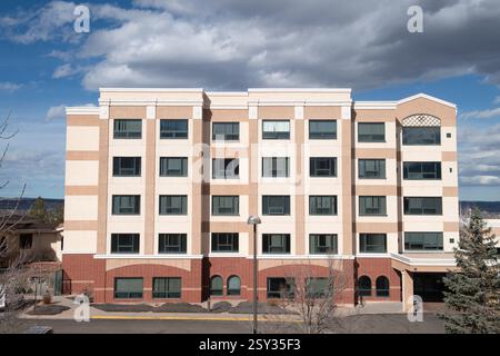 Condomini presso la Brookdale Skyline Retirement Community, Colorado Springs, Colorado Foto Stock