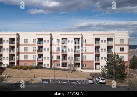 Condomini presso la Brookdale Skyline Retirement Community, Colorado Springs, Colorado Foto Stock