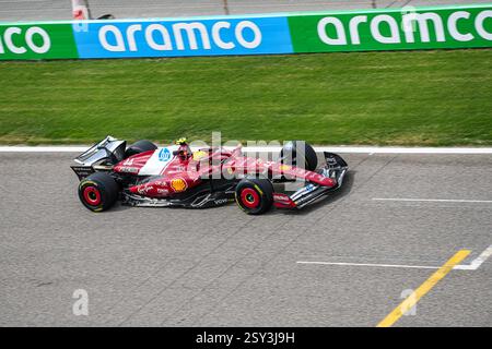 26.02.2025, Bahrain International Circuit, Sakhir, Formula 1 Testfahrten Bahrain 2025 ,im Bild Lewis Hamilton (GBR), Scuderia Ferrari HP Foto Stock