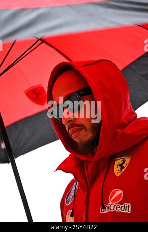 Sakhir, Bahrein. 27 febbraio 2025. Lewis Hamilton (GBR) Ferrari. 27.02.2025. Formula 1 test, Sakhir, Bahrein, giorno due. Crediti: James Moy/Alamy Live News Foto Stock