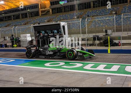 Bahrein, Bahrein. 27 febbraio 2025. 26.02.2025, Bahrain International Circuit, Sakhir, Formula 1 Testfahrten Bahrain 2025, im Bild Credit: Independent Photo Agency/Alamy Live News Foto Stock