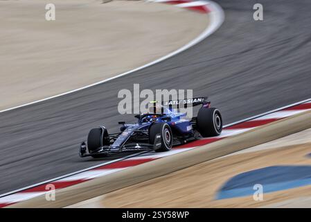 Sakhir, Bahrein. 27 febbraio 2025. Carlos Sainz (ESP) Atlassian Williams Racing FW46. 27.02.2025. Formula 1 test, Sakhir, Bahrein, giorno due. Crediti: James Moy/Alamy Live News Foto Stock