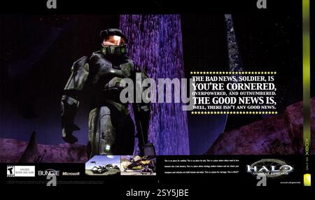 2001 Halo: Combat Evolved gioco xbox di Bungie Foto Stock