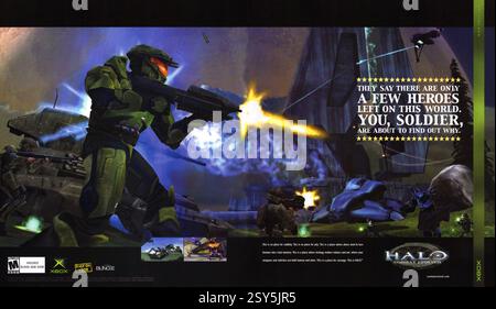 2001 Halo: Combat Evolved videogioco per Xbox by Bungie Foto Stock