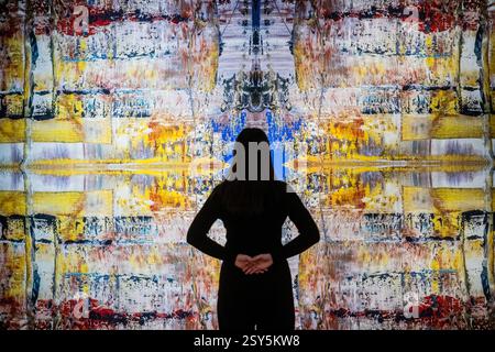 Londra, Regno Unito. 27 febbraio 2025. Abdu di Gerhard Richter, stima GBP 700.000 - 1.000.000 - Anteprima per la vendita serale di Londra del XX/XXI secolo e l'Art of the Surreal Evening sale a Christies, Londra. Crediti: Guy Bell/Alamy Live News Foto Stock