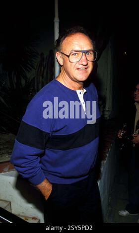 **FILE FOTO** Gene Hackman e moglie Betsy trovati morti a Santa Fe Home. Gene Hackman 1985 crediti: Ralph Dominguez/MediaPunch Foto Stock