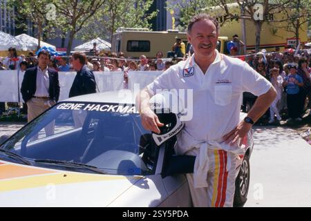 **FILE FOTO** Gene Hackman e moglie Betsy trovati morti a Santa Fe Home. Gene Hackman aprile 1987 crediti: Ralph Dominguez/MediaPunch Foto Stock