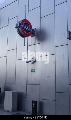 15 gennaio 2023 - insegna della metropolitana London United Kingdoms Foto Stock
