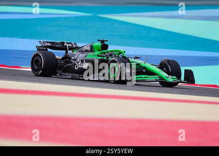 27 HULKENBERG Nico (ger), puntata F1 Team Kick C45, azione durante i test pre-stagionali di Formula 1 Aramco 2025 del Campionato del mondo FIA di Formula 1 2025 dal 26 al 28 febbraio 2025 sul circuito Internazionale del Bahrain, a Sakhir, Bahrain - foto Florent Gooden / DPPI Foto Stock