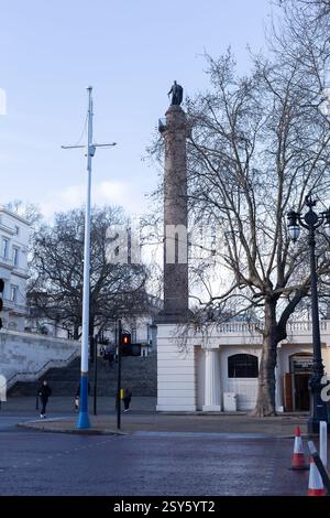 Londra, Regno Unito 15 gennaio 2023. Colonna Duke of york, strada commerciale Foto Stock