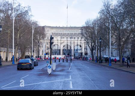 Londra, Regno Unito 15 gennaio 2023. Admiralty Arch Monument The Mall Street a Londra Foto Stock