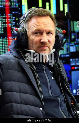 Sakhir, Bahrein. 27 febbraio 2025. Christian Horner (GBR) Direttore del Team Red Bull Racing. 27.02.2025. Formula 1 test, Sakhir, Bahrein, giorno due. Il credito fotografico dovrebbe essere: XPB/Alamy Live News. Foto Stock