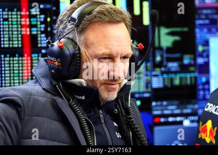 Sakhir, Bahrein. 27 febbraio 2025. Christian Horner (GBR) Direttore del Team Red Bull Racing. 27.02.2025. Formula 1 test, Sakhir, Bahrein, giorno due. Il credito fotografico dovrebbe essere: XPB/Alamy Live News. Foto Stock