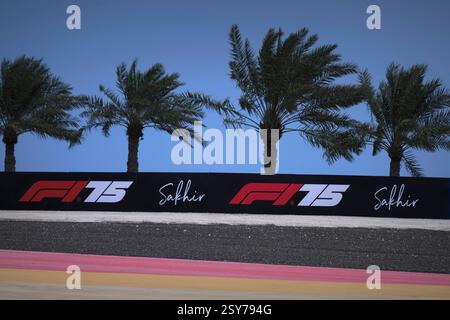 Sakhir, Bahrein. 27 febbraio 2025. Test giorno 2. Ahmad al Shehab/Alamy Live News. Foto Stock