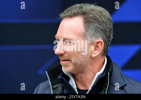 Sakhir, Bahrein. 27 febbraio 2025. Christian Horner (GBR) Direttore del Team Red Bull Racing. 27.02.2025. Formula 1 test, Sakhir, Bahrein, giorno due. Crediti: James Moy/Alamy Live News Foto Stock