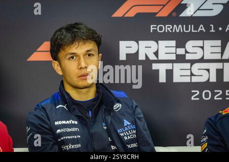 Sakhir, Bahrein. 27 febbraio 2025. BHR, Formel 1 Weltmeisterschaft, Formel 1 Testfahrten, Bahrain International Circuit, 27.02.2025 foto: Eibner-Pressefoto/Thomas Fuessler credito: dpa/Alamy Live News Foto Stock