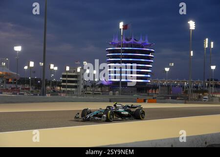 27.02.2025, Bahrain International Circuit, Sakhir, Formula 1 test Bahrain 2025 , Andrea Kimi Antonelli (ITA) - Mercedes-AMG PETRONAS F1 Team - Mercedes W16 - Mercedes e Performance Foto Stock