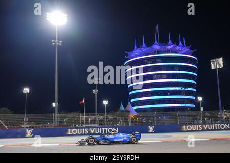 27.02.2025, Bahrein. , . Circuito Internazionale, Sakhir, Formula 1 test Bahrain 2025 Carlos Sainz Jr. (ESP) - Williams Racing - Williams FW47 - Mercedes (foto di Alessio De Marco/Sipa USA) crediti: SIPA USA/Alamy Live News Foto Stock