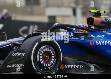 27.02.2025, Bahrein. , . Circuito Internazionale, Sakhir, Formula 1 test Bahrain 2025, Carlos Sainz Jr. (ESP) - Williams Racing - Williams FW47 - Mercedes (foto di Alessio De Marco/Sipa USA) crediti: SIPA USA/Alamy Live News Foto Stock