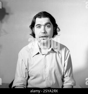 Ritratto del direttore d'orchestra e compositore rumeno Iancu Dumitrescu, circa 1975 Foto Stock